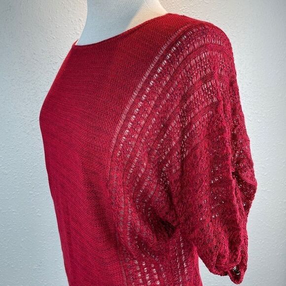 NWT JW Style Red Sweater Top Size S - Picture 4 of 8